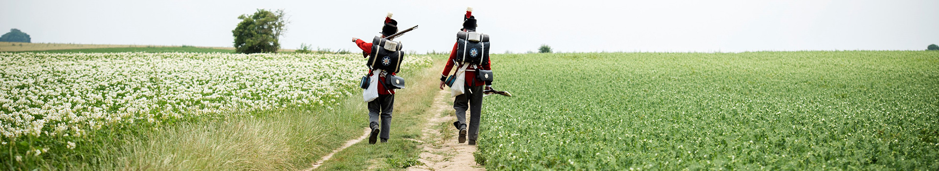 Waterloo Uncovered, historical re-enactors
