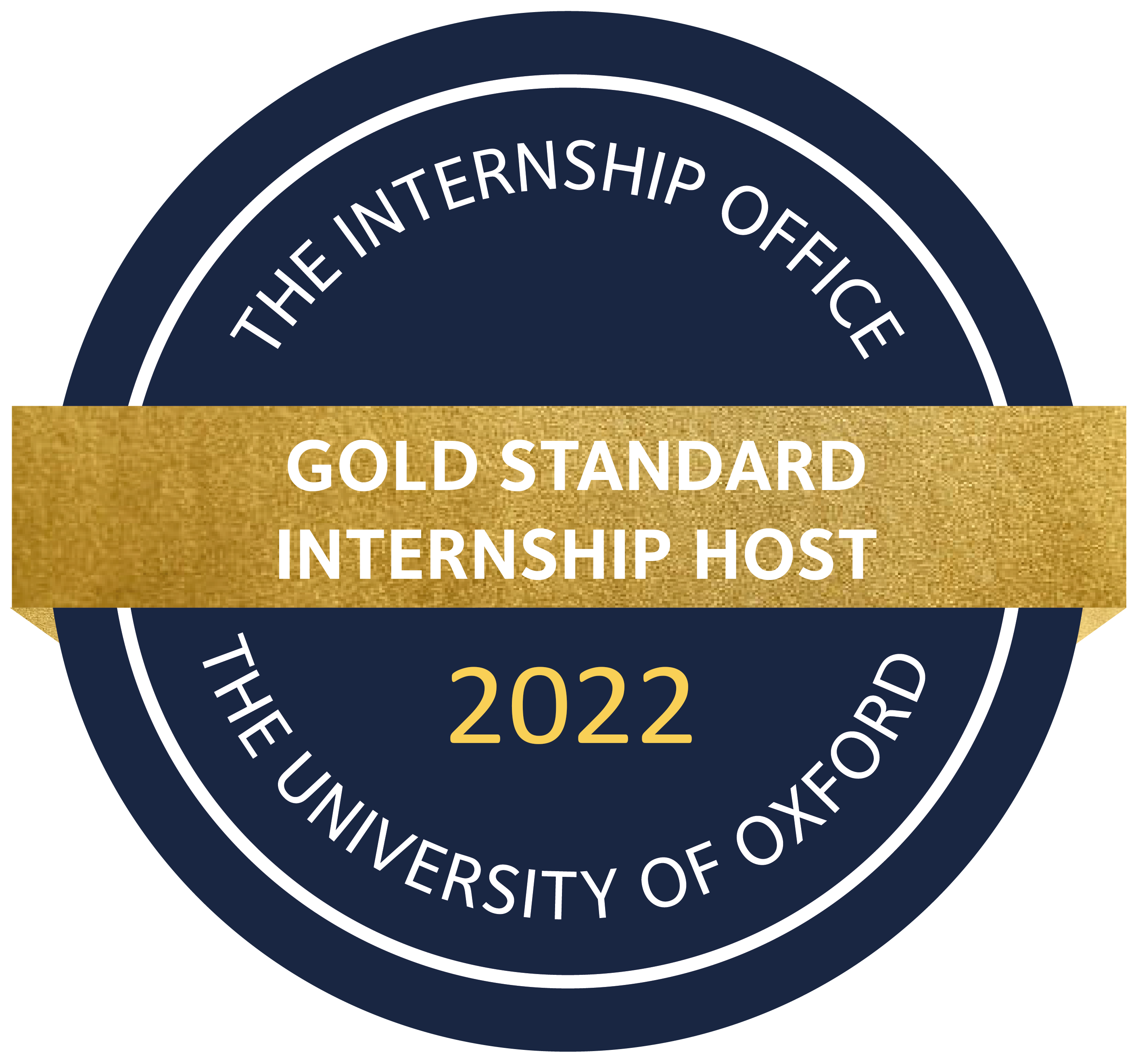 Gold Standard Internship Host badge